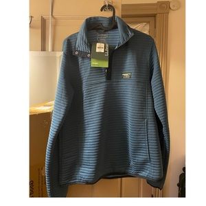 L L Bean Men's Airlight Knit Pullover Marine Small